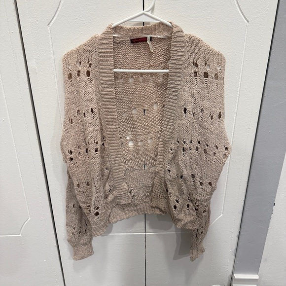 Left on Houston by Anthropologie Textured Open Front Cardigan - Picture 1 of 9